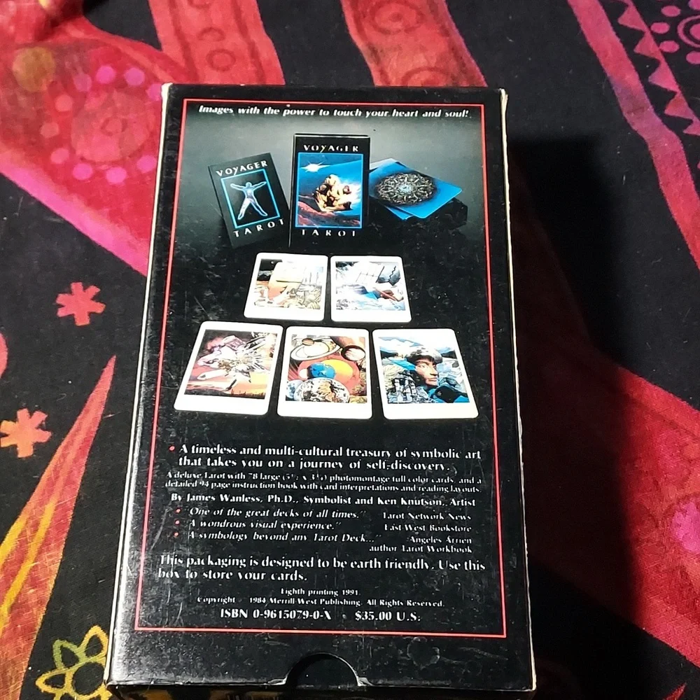 Vintage Voyager Tarot Cards in Original Box 1986 Used James Wanless RARE FIND - Picture 6 of 7